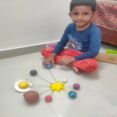 Junior KG classroom activity