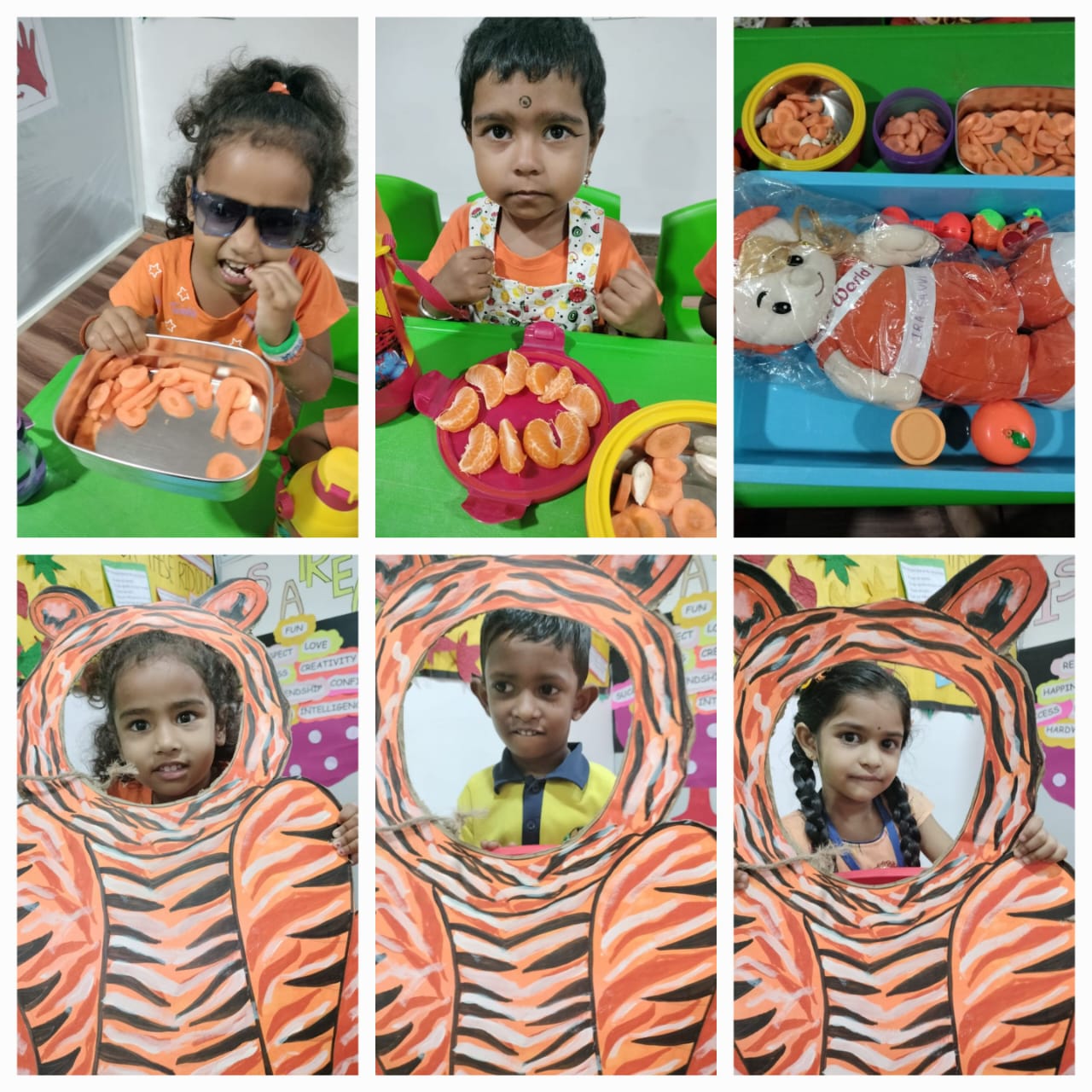 Children enjoying Orange Day activities